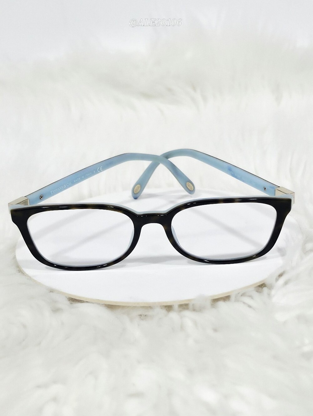 Tiffany & Co TF2094 Blue Tortoise Prescription Eyeglass Frames - Picture 3 of 11